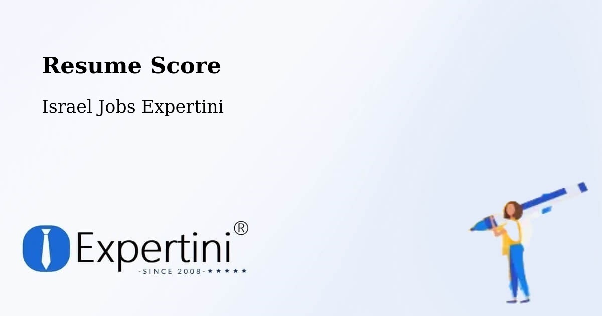 Resume Score & Job Description Match Tool – Azor - Israel Jobs Expertini